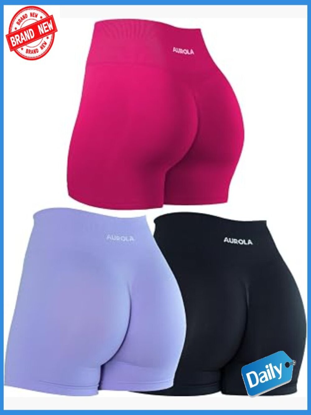 High Waist Scrunch Butt Seamless Athletic Shorts Dream Collection